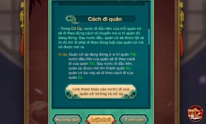 Luật chơi cờ úp Zowin
