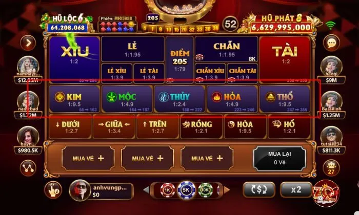 Keno Lộc Phát Zowin Anh em có thể đặt cược Ngũ hành để nhận được tiền lời hấp dẫn