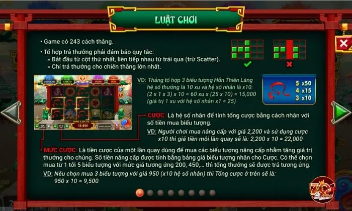 Natra Ma Đồng Giáng Thế Zowin Luật chơi game Natra Ma Đồng Giáng Thế đơn giản