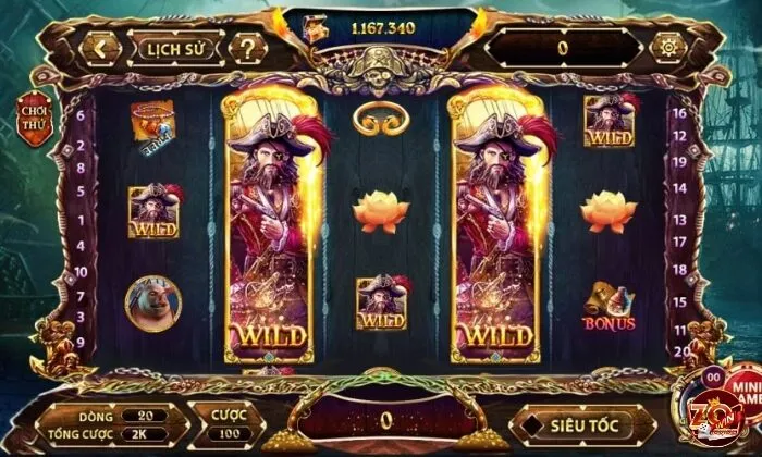 Pirate King Zowin Mẹo chơi Pirate King Zowin hiệu quả và dễ thắng