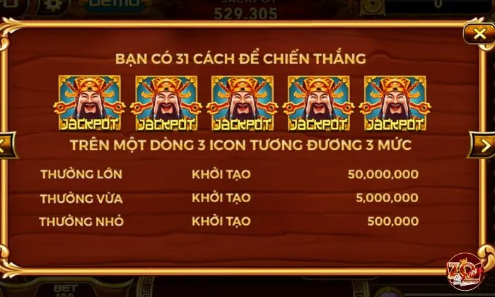 Thần Tài Zowin Các bước tham gia chơi game Thần Tài Zowin
